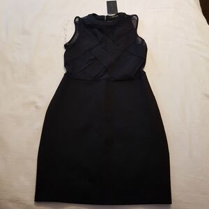 Lac Bleu women's size Medium black sexy dress NWT